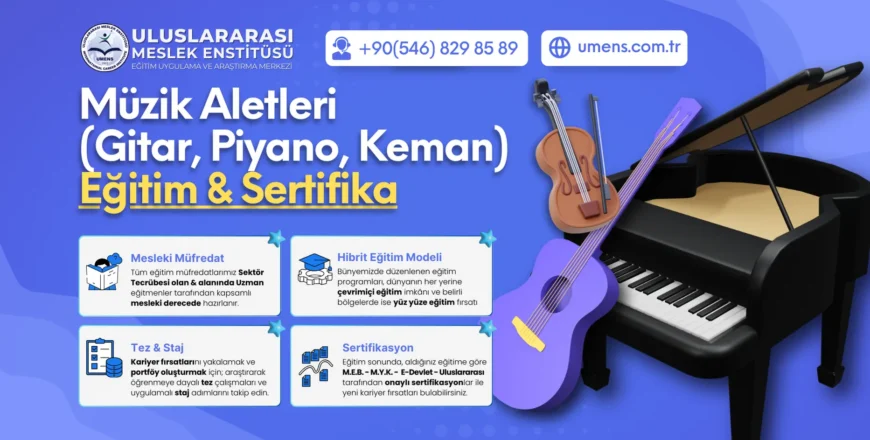 müzik aletleri eğitimi