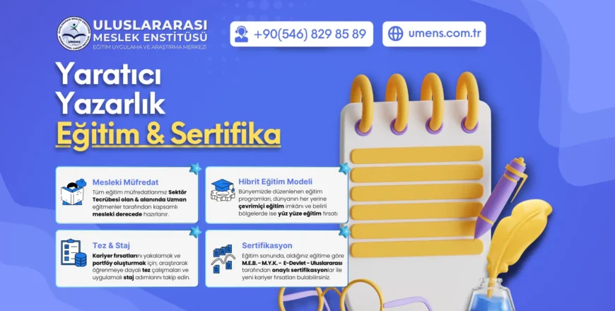 yaratıcı yazarlık eğitimi